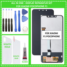 Lade das Bild in den Galerie-Viewer, LCD Display für Xiaomi Pocophone F1 Full HD Bildschirm Touch Screen Schwarz