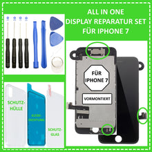 Lade das Bild in den Galerie-Viewer, LCD Display für iPhone 7 VORMONTIERT Retina HD Bildschirm 3D Touch Screen Schwarz Black