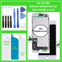 Lade das Bild in den Galerie-Viewer, LCD Display für iPhone 8 Plus Retina HD Bildschirm Glas 3D Touch Screen Weiß White