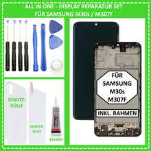 Lade das Bild in den Galerie-Viewer, LCD Display für Samsung M30s SM-M307F Bildschirm Touch Screen + Rahmen Schwarz