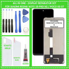 Lade das Bild in den Galerie-Viewer, LCD Display für Xiaomi Redmi Note 10 Pro 5G & Poco X3 GT Touch Screen Schwarz