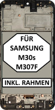 Lade das Bild in den Galerie-Viewer, LCD Display für Samsung M30s SM-M307F Bildschirm Touch Screen + Rahmen Schwarz