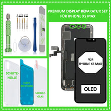 Lade das Bild in den Galerie-Viewer, OLED Display für iPhone XS MAX Retina HD Bildschirm 3D Touch Screen in Schwarz Black