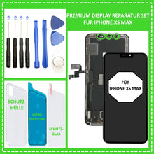 Lade das Bild in den Galerie-Viewer, LCD Display für iPhone XS MAX Retina HD Bildschirm TFT 3D Touch Screen in Schwarz Black