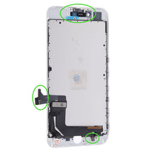 Lade das Bild in den Galerie-Viewer, LCD Display für iPhone 8 Plus Retina HD Bildschirm Glas 3D Touch Screen Weiß White