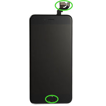 Lade das Bild in den Galerie-Viewer, LCD Display für iPhone 6S Plus VORMONTIERT Retina HD Bildschirm 3D Touch Screen Glas in Schwarz Black