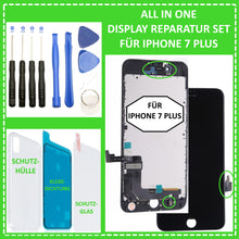 Lade das Bild in den Galerie-Viewer, Display für iPhone 7 Plus LCD Retina HD Bildschirm Glas 3D Touch Screen in Schwarz Black
