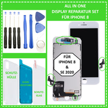Lade das Bild in den Galerie-Viewer, LCD Display für iPhone 8 Retina HD Bildschirm 3D Touch Screen Glas in Weiß White
