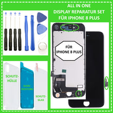 Lade das Bild in den Galerie-Viewer, LCD Display für iPhone 8 Plus Retina HD Bildschirm Glas 3D Touch Screen Schwarz Black
