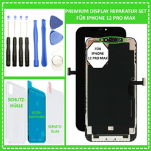 Lade das Bild in den Galerie-Viewer, LCD Display für iPhone 12 Pro Max Retina HD Bildschirm 3D Touch Screen in Schwarz Black
