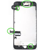 Lade das Bild in den Galerie-Viewer, LCD Display für iPhone 7 Plus VORMONTIERT Retina HD Bildschirm 3D Touch Screen Schwarz Black

